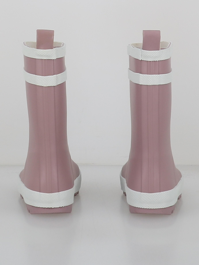 Bottes de pluie hurricane rose fille - Zigzag
