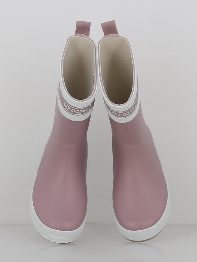 Bottes de pluie hurricane rose fille - Zigzag