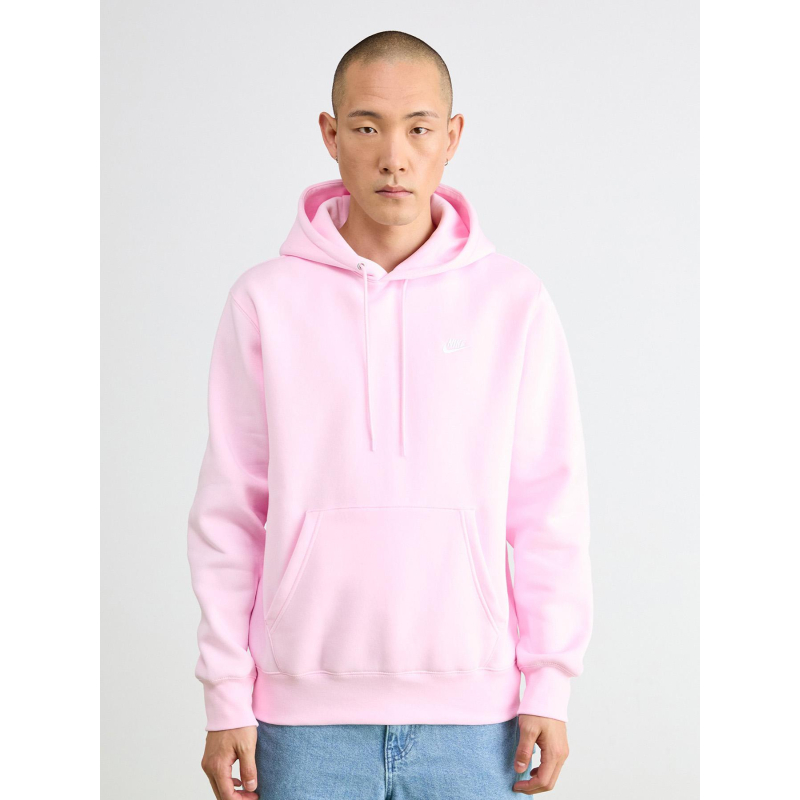 Sweat à capuche club bb po rose homme - Nike