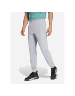 Pantalon jogging tech app gris et vert homme - Adidas