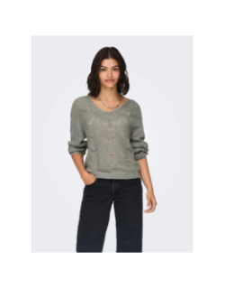 Pull en maille brillnt jdybadut noir gris femme - JDY