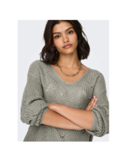 Pull en maille brillnt jdybadut noir gris femme - JDY