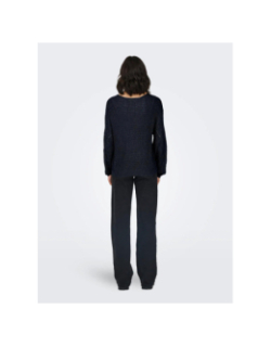 Pull en maille brillant jdybadut bleu marine femme - JDY