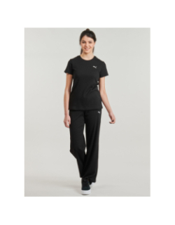 Pantalon jogging ess elevated taille haute noir femme - Puma