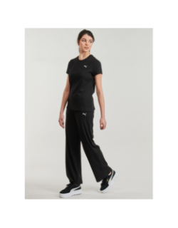 Pantalon jogging ess elevated taille haute noir femme - Puma