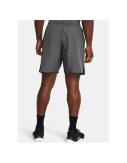 Short de sport ua tech woven wordmark gris homme - Under Armour