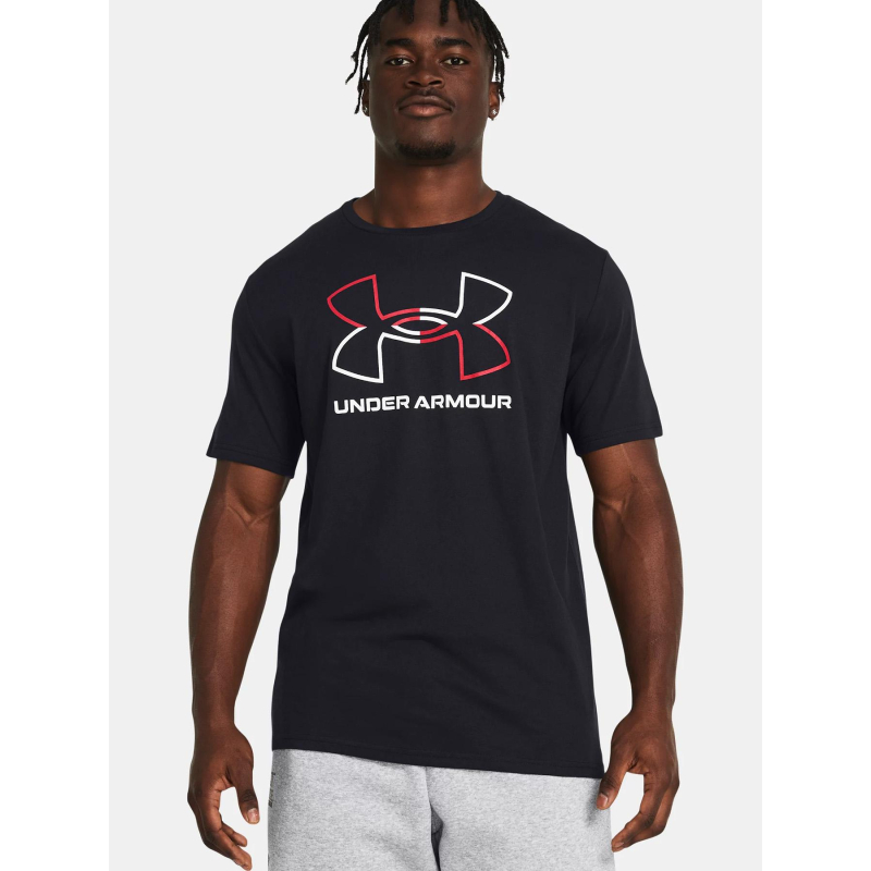 T-shirt à manches courtes ua foundation noir homme - Under Armour