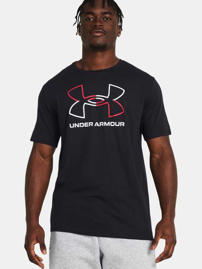 T-shirt à manches courtes ua foundation noir homme - Under Armour