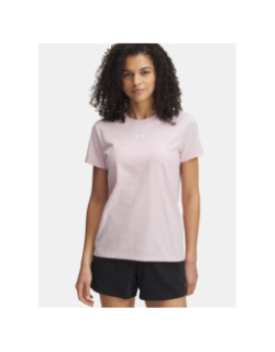 T-shirt ua rival core rose femme - Under Amour