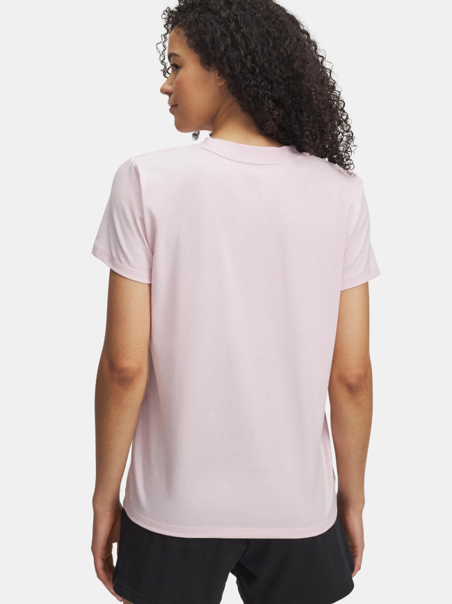 T-shirt ua rival core rose femme - Under Amour