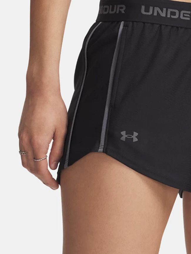 Short de sport tech play up noir femme - Under Armour