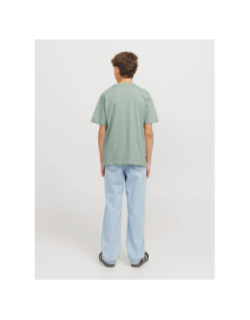 T-shirt à manches courtes jjecaleb varsity vert garçon - Jack & Jones
