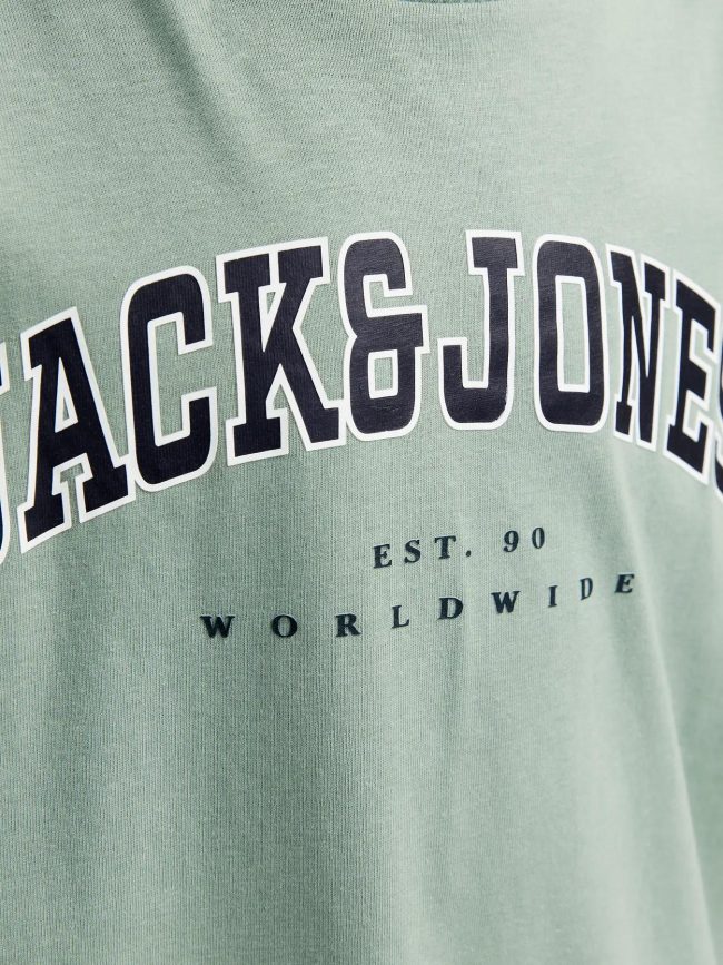 T-shirt à manches courtes jjecaleb varsity vert garçon - Jack & Jones