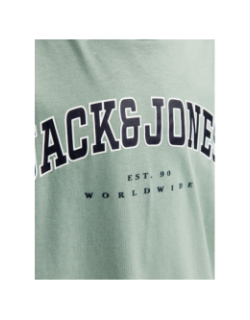 T-shirt à manches courtes jjecaleb varsity vert garçon - Jack & Jones