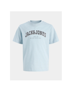 T-shirt à manches courtes jjecaleb varsity bleu garçon - Jack & Jones
