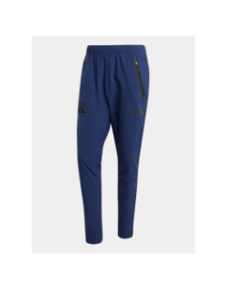 Pantalon jogging OL tiro vis tech bleu marine homme - Adidas