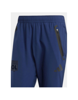 Pantalon jogging OL tiro vis tech bleu marine homme - Adidas