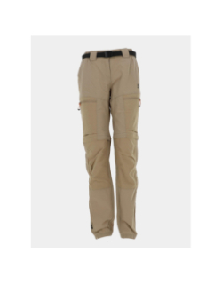 Pantalon de randonnée modulable beige femme - Elémenterre