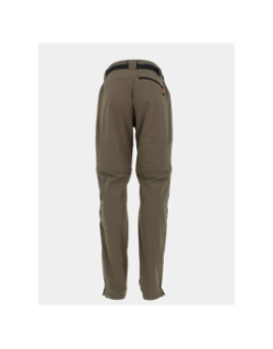 Pantalon de randonnée modulable kuluru marron homme - Élémenterre