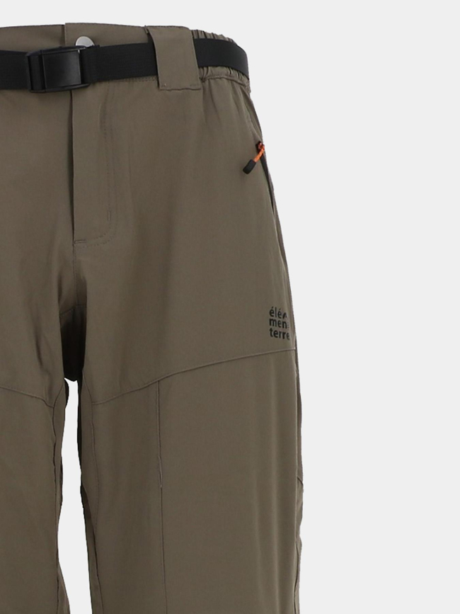 Pantalon de randonnée modulable kuluru marron homme - Élémenterre