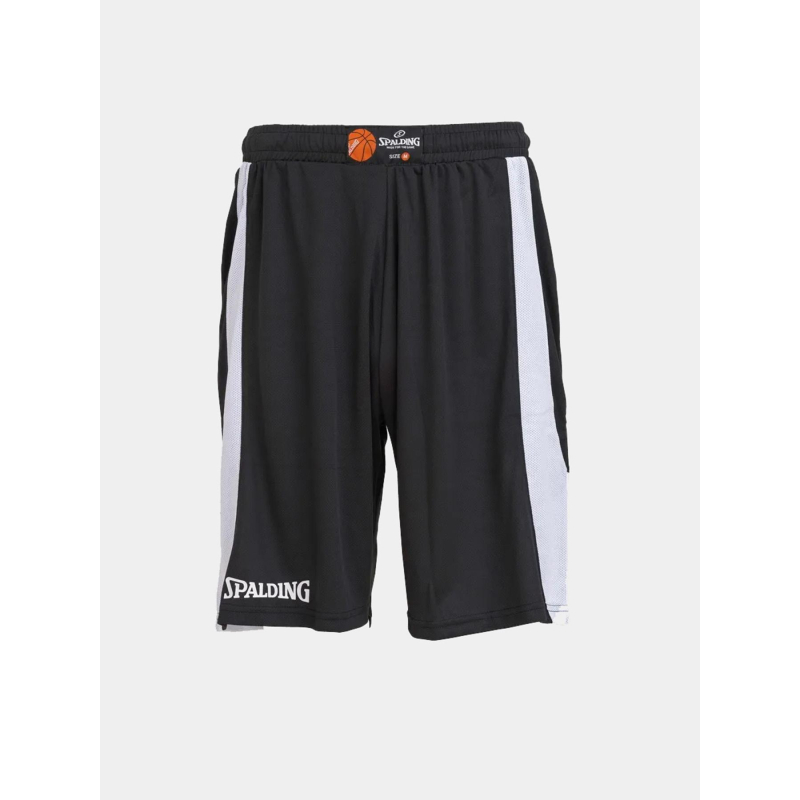 Short de basketball jam noir et blanc homme - Spalding