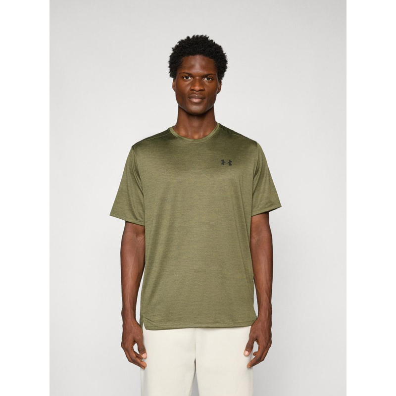 T-shirt de sport ua tech vent jacquard kaki homme - Under Armour