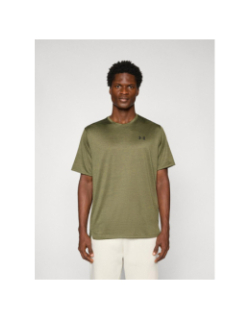 T-shirt de sport ua tech vent jacquard kaki homme - Under Armour