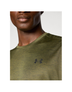 T-shirt de sport ua tech vent jacquard kaki homme - Under Armour
