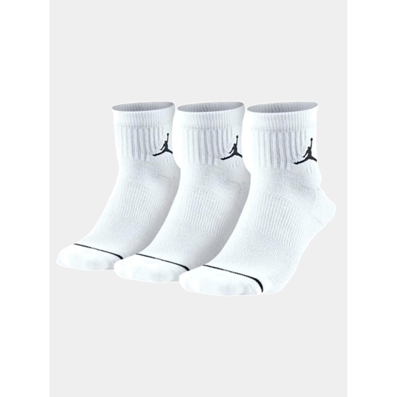 Pack de 3 paires de chaussettes basses jordan blanc adulte - Nike