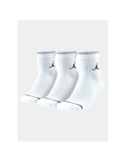 Pack de 3 paires de chaussettes basses jordan blanc adulte - Nike