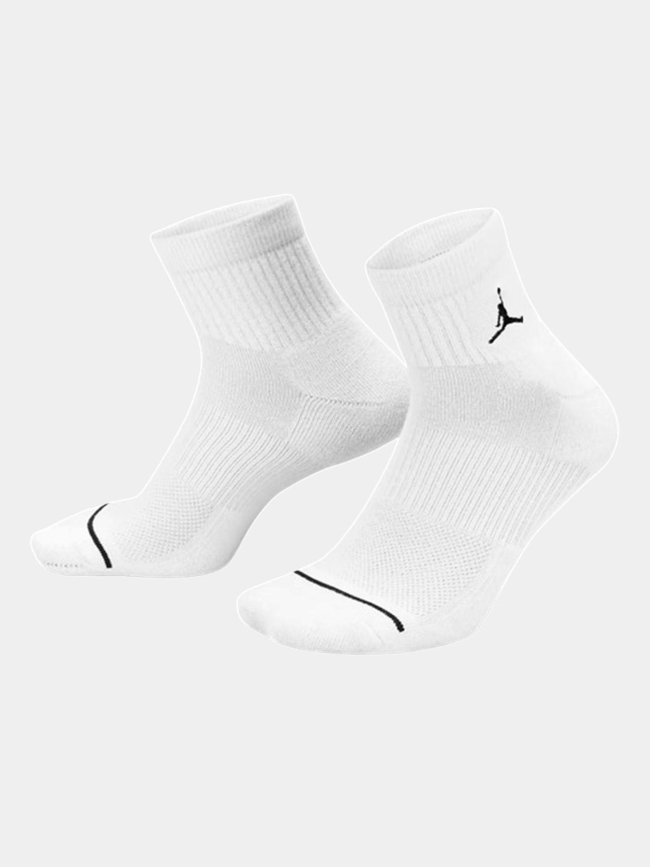 Pack de 3 paires de chaussettes basses jordan blanc adulte - Nike