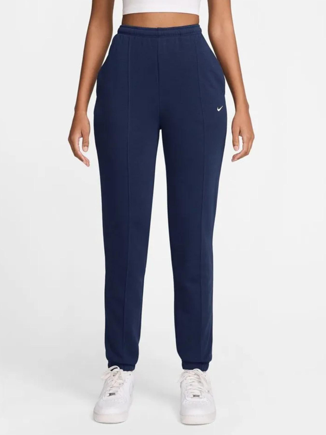 Pantalon jogging sportswear chill terry bleu marine femme - Nike