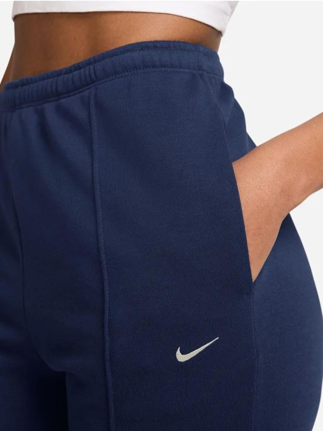 Pantalon jogging sportswear chill terry bleu marine femme - Nike