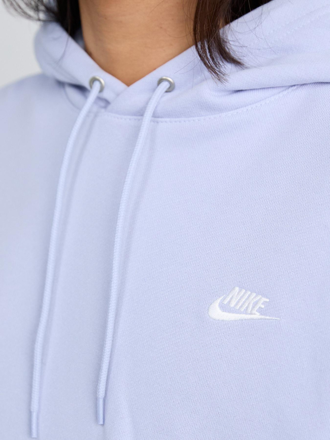 Sweat à capuche club ft po gris lavande homme - Nike