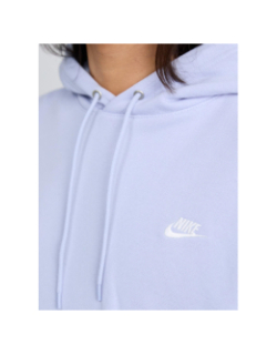 Sweat à capuche club ft po gris lavande homme - Nike