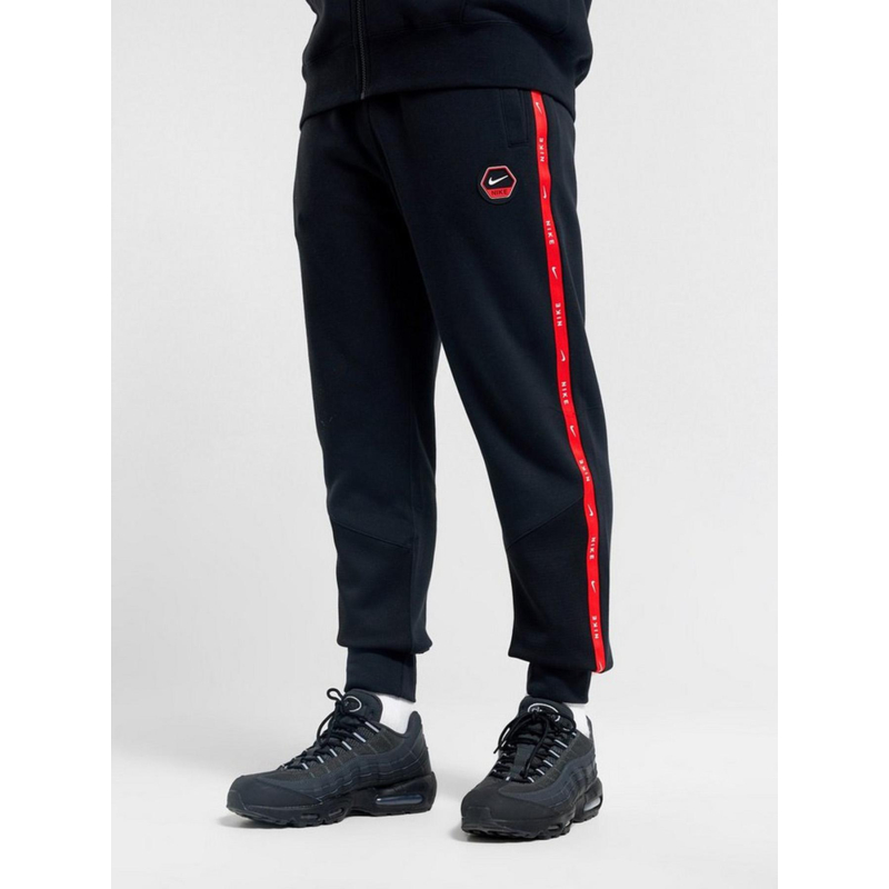Pantalon jogging nsw cs noir et rouge homme - Nike