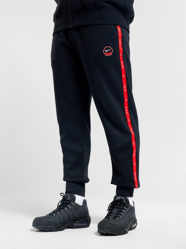 Pantalon jogging nsw cs noir et rouge homme - Nike