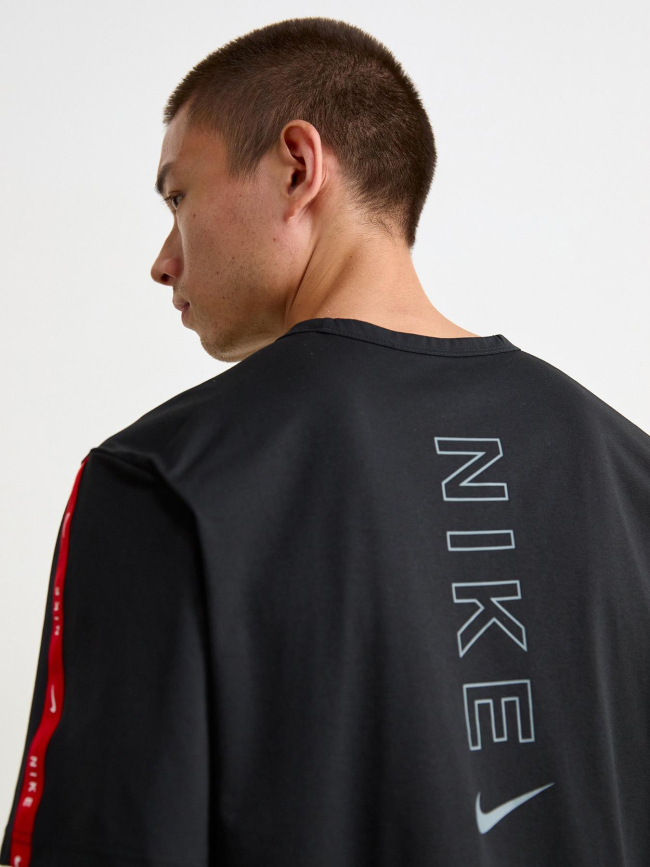 T-shirt à manches courtes air noir et rouge homme - Nike