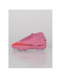 Chaussures de football superfly 10 club fg/mg rose enfant - Nike