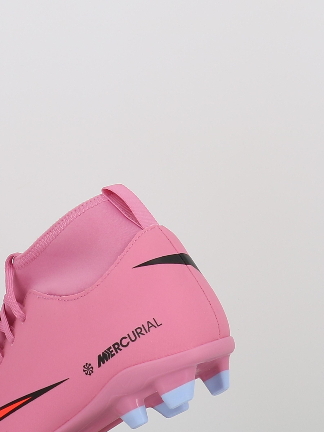 Chaussures de football superfly 10 club fg/mg rose enfant - Nike