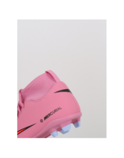 Chaussures de football superfly 10 club fg/mg rose enfant - Nike
