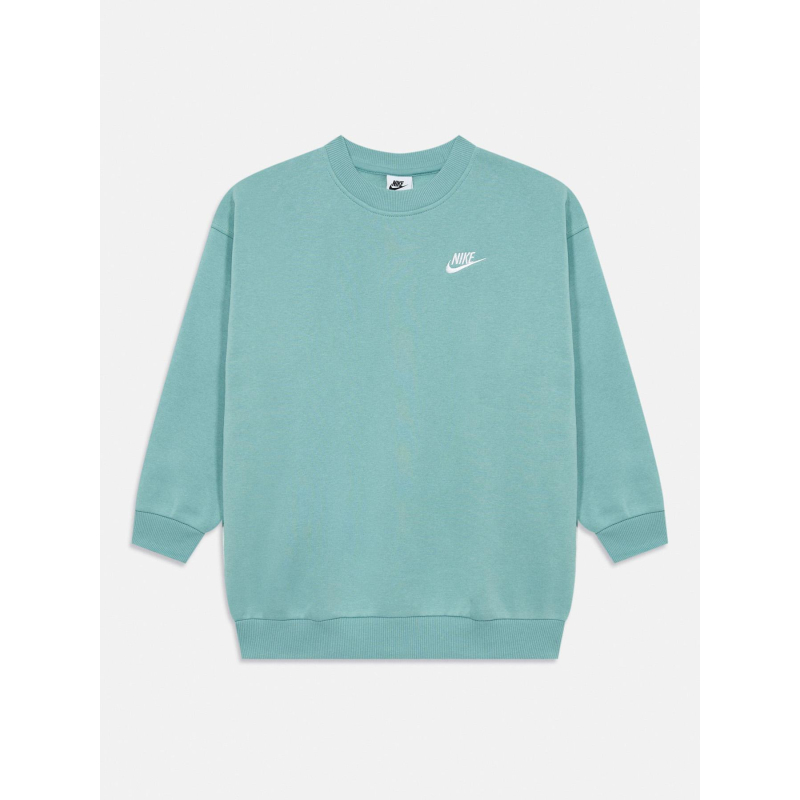 Sweat nsw club oversized crew vert fille - Nike