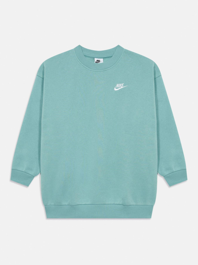 Sweat nsw club oversized crew vert fille - Nike