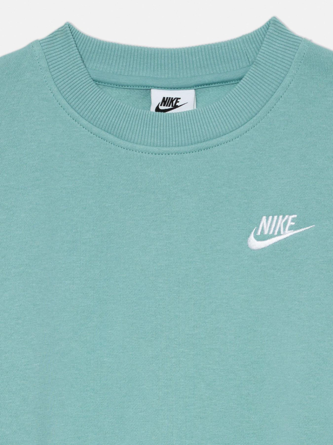 Sweat nsw club oversized crew vert fille - Nike