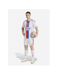 Maillot de football ol domicile 25/26 blanc homme - Adidas
