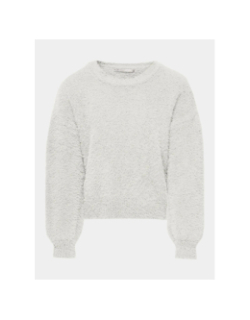 Pull kognewpiumo blanc fille - Only