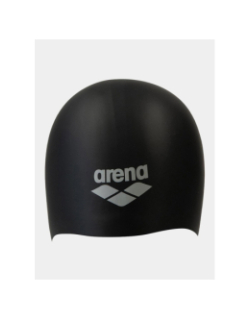 Bonnet de bain en silicone spécial cheveux long noir - Arena