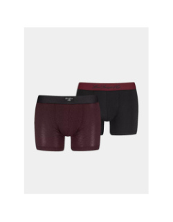 Pack de 2 boxers argyle yd bordeaux et noir homme - Levi's