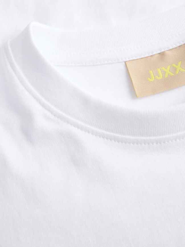 T-shirt à manches courtes jxcana love blanc femme - JJXX