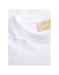 T-shirt à manches courtes jxcana love blanc femme - JJXX